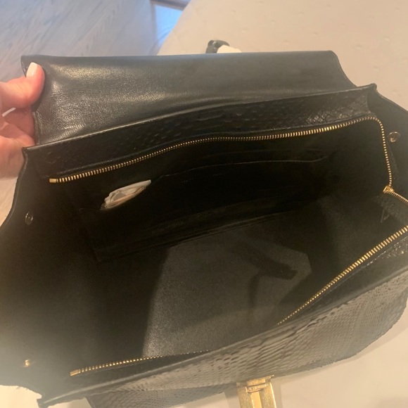 Celine Trapeze Bag Black, Skin, and Suede - Picture 6 of 11